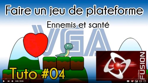 Tutoriel (débutant) "Faire un jeu de plateforme #04"